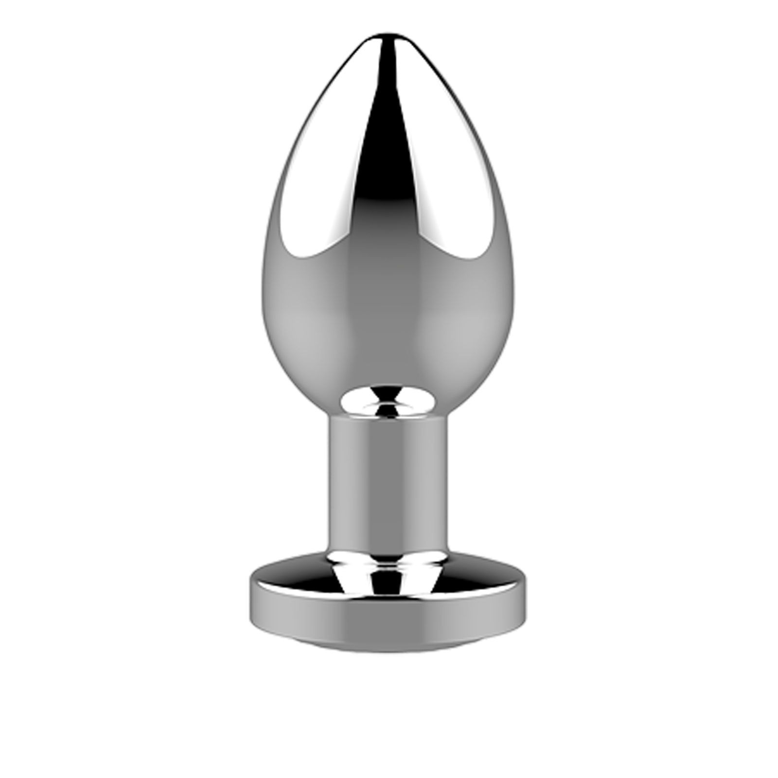 Sterling silver metal vibrating anal plug with wireless remote control for wholesale B2B distribution